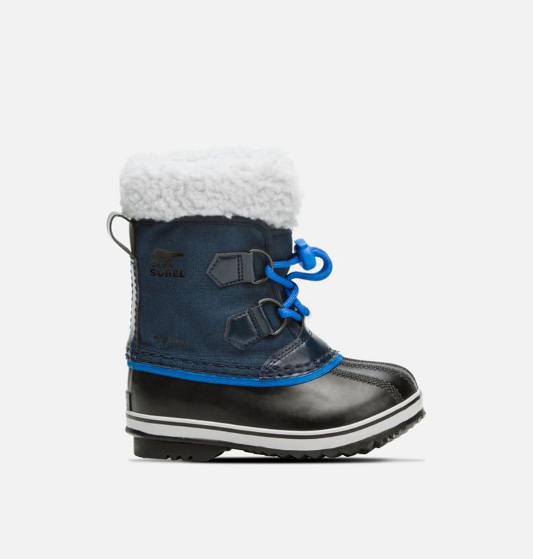 Kids Snow Boots Navy/Blue - Sorel Childrens Yoot Pac™ Nylon - 190528-CVQ